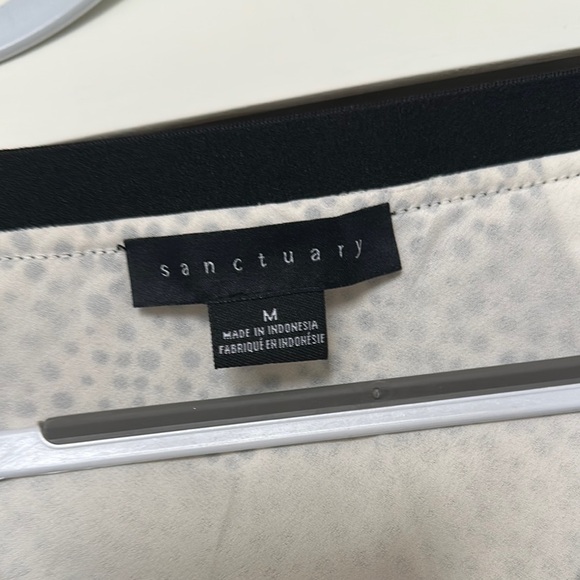 Black and White Polka Dot Skirt - Picture 3 of 3